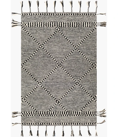 Surya Zanafi Tassels Black ZTS-2307 8ft.10in. x 12ft. Rect. Rug