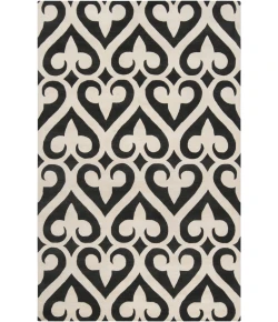 Surya Zuna ZUN1048 Black Cream Area Rug 9 ft. X 13 ft. Rectangle