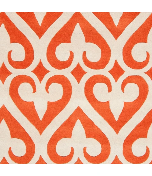 Surya Zuna Orange ZUN-1051 9ft. x 13ft. Rect. Rug