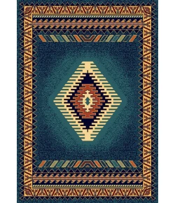 United Weavers Manhattan 27060 Tucson Lt Blue Area Rug 3 Ft. 11 X 5 Ft. 3 Rectangle