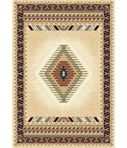 United Weavers Manhattan 27097 Tucson Cream Area Rug 3 Ft. 11 X 5 Ft. 3 Rectangle