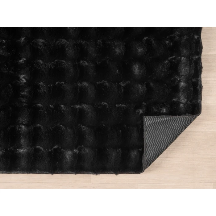 United Weavers Lavish Bubble Black 150 25070 912 7ft. 10in. x 10ft. 6in. Rect. Rug