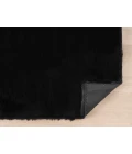 United Weavers Lavish Solid Black 150 25170 58 5ft. 3in. x 7ft. 2in. Rect. Rug