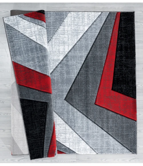 United Weavers Bristol Red 2050-10030 2 ft. 7 in. X 7 ft. 4 in. Rectangle Rug