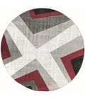 United Weavers Bristol Red 2050-10030 7 ft. 10 in. Round Round Rug