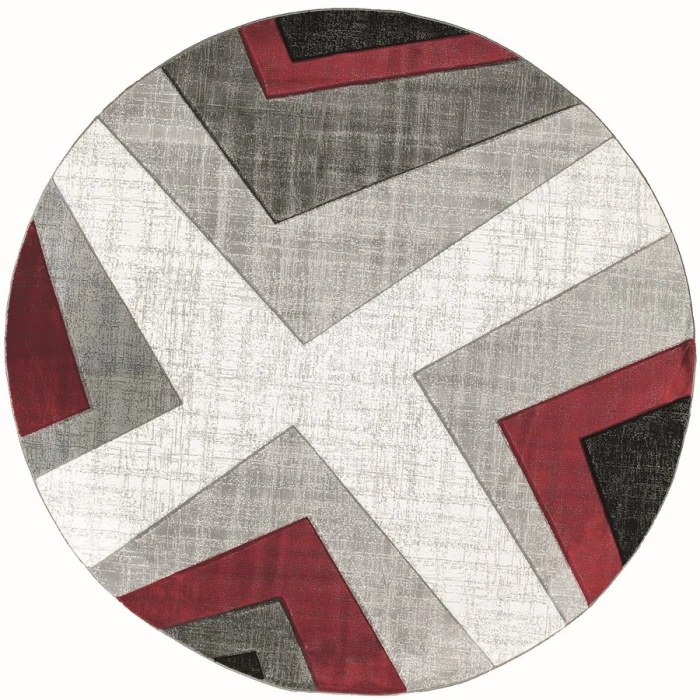 United Weavers Bristol Red 2050-10030 7 ft. 10 in. Round Round Rug