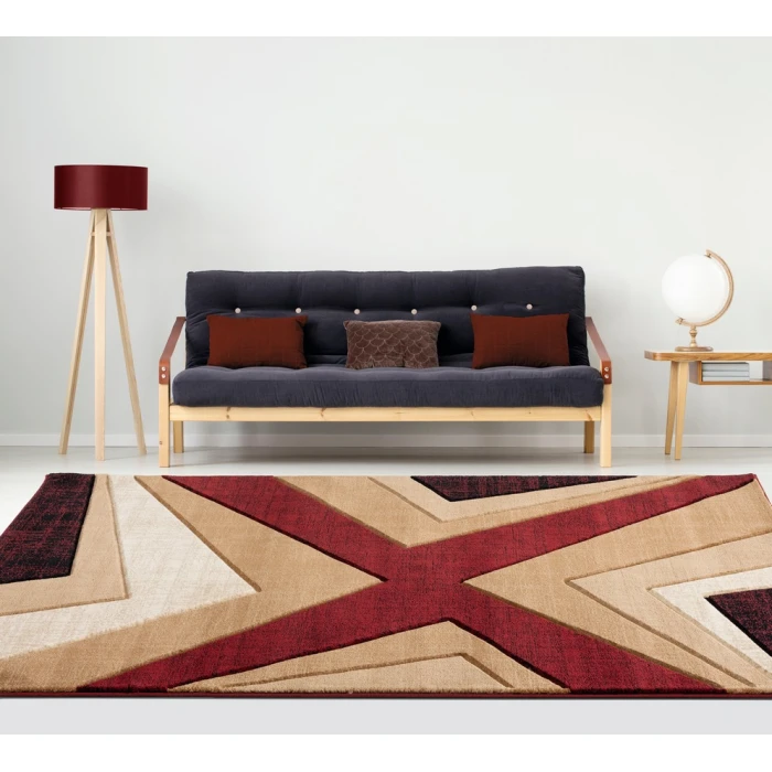 United Weavers Bristol Burgundy 2050-10034 7 ft. 10 in. Round Round Rug