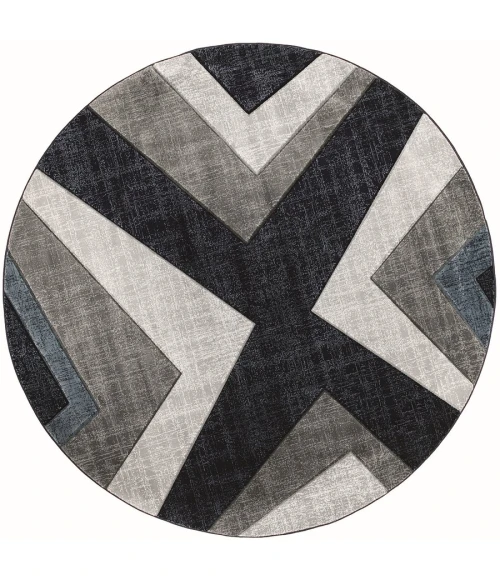 United Weavers Bristol Navy 2050-10064 7 ft. 10 in. Round Round Rug