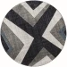 United Weavers Bristol Navy 2050-10064 7 ft. 10 in. Round Round Rug