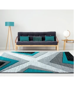 United Weavers Bristol Turquoise 2050-10069 2 ft. 7 in. X 4 ft. 2 in. Rectangle Rug