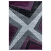 United Weavers Bristol Plum 2050-10082 2 ft. 7 in. X 4 ft. 2 in. Rectangle Rug