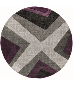United Weavers Bristol Plum 2050-10082 7 ft. 10 in. Round Round Rug