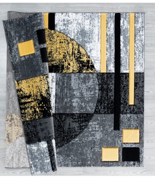 United Weavers Bristol Yellow 2050-10112 2 ft. 7 in. X 4 ft. 2 in. Rectangle Rug