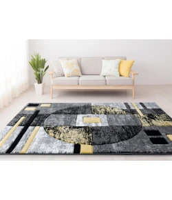 United Weavers Bristol Yellow 2050-10112 7 ft. 10 in. X 10 ft. 6 in. Rectangle Rug