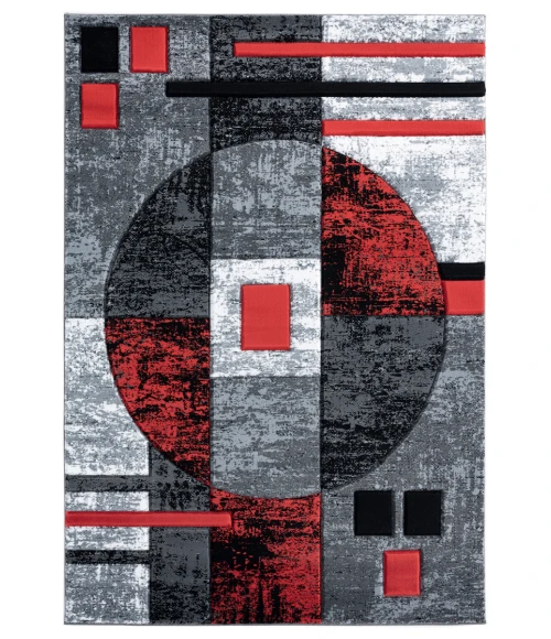 United Weavers Bristol Red 2050-10130 2 ft. 7 in. X 4 ft. 2 in. Rectangle Rug