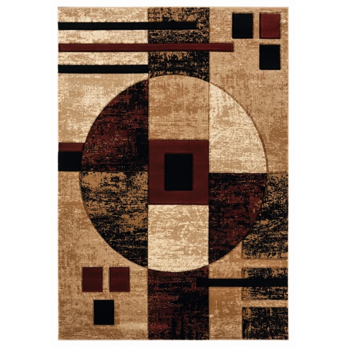 United Weavers Bristol Burgundy 2050-10134 2 ft. 7 in. X 7 ft. 4 in. Rectangle Rug