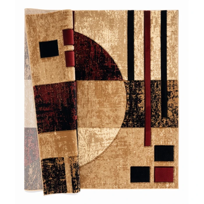 United Weavers Bristol Burgundy 2050-10134 2 ft. 7 in. X 7 ft. 4 in. Rectangle Rug