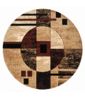 United Weavers Bristol Burgundy 2050-10134 7 ft. 10 in. Round Round Rug
