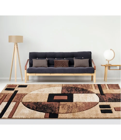 United Weavers Bristol Brown 2050-10150 1 ft. 10 in. X 2 ft. 8 in. Rectangle Rug