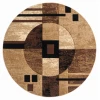 United Weavers Bristol Brown 2050-10150 7 ft. 10 in. Round Round Rug