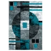 United Weavers Bristol Turquoise 2050-10169 2 ft. 7 in. X 4 ft. 2 in. Rectangle Rug