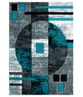 United Weavers Bristol Turquoise 2050-10169 2 ft. 7 in. X 4 ft. 2 in. Rectangle Rug