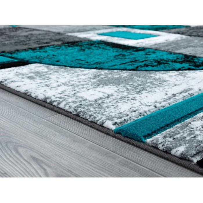 United Weavers Bristol Turquoise 2050-10169 7 ft. 10 in. X 10 ft. 6 in. Rectangle Rug