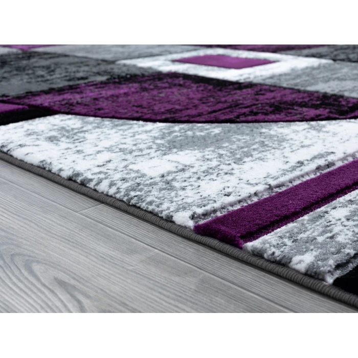 United Weavers Bristol Plum 2050-10182 5 ft. 3 in. X 7 ft. 6 in. Rectangle Rug