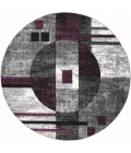 United Weavers Bristol Plum 2050-10182 7 ft. 10 in. Round Round Rug