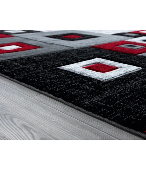 United Weavers Bristol Red 2050-10230 2 ft. 7 in. X 7 ft. 4 in. Rectangle Rug