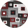 United Weavers Bristol Red 2050-10230 7 ft. 10 in. Round Round Rug