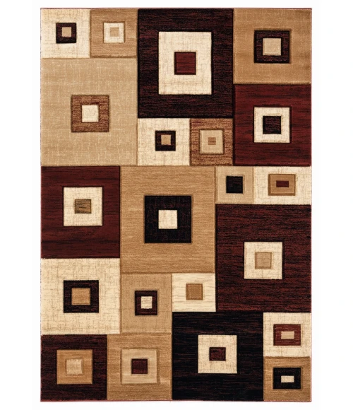 United Weavers Bristol Burgundy 2050-10234 7 ft. 10 in. X 10 ft. 6 in. Rectangle Rug