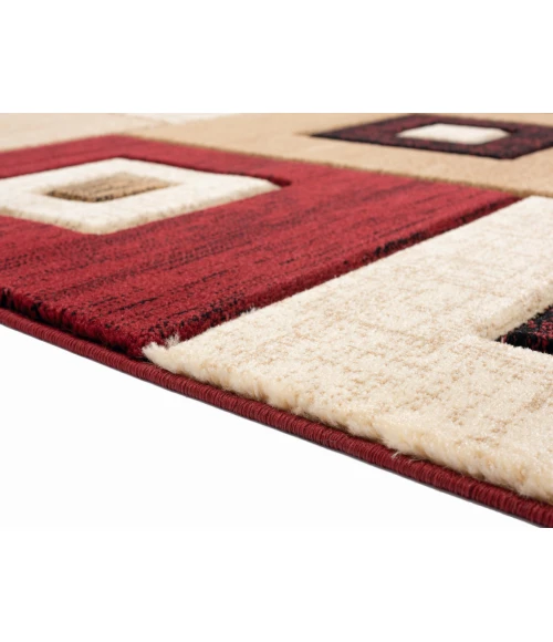 United Weavers Bristol Burgundy 2050-10234 7 ft. 10 in. Round Round Rug