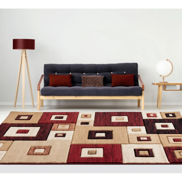 United Weavers Bristol Burgundy 2050-10234 2 ft. 7 in. X 7 ft. 4 in. Rectangle Rug