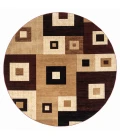 United Weavers Bristol Burgundy 2050-10234 7 ft. 10 in. Round Round Rug