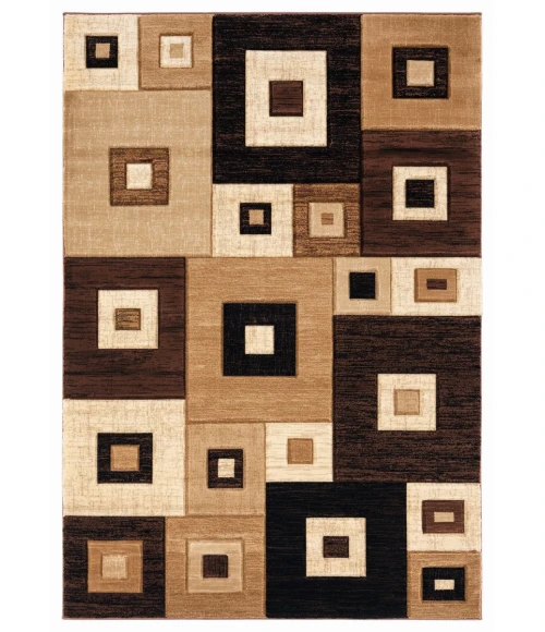 United Weavers Bristol Brown 2050-10250 5 ft. 3 in. X 7 ft. 6 in. Rectangle Rug
