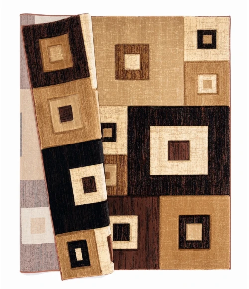 United Weavers Bristol Brown 2050-10250 5 ft. 3 in. X 7 ft. 6 in. Rectangle Rug