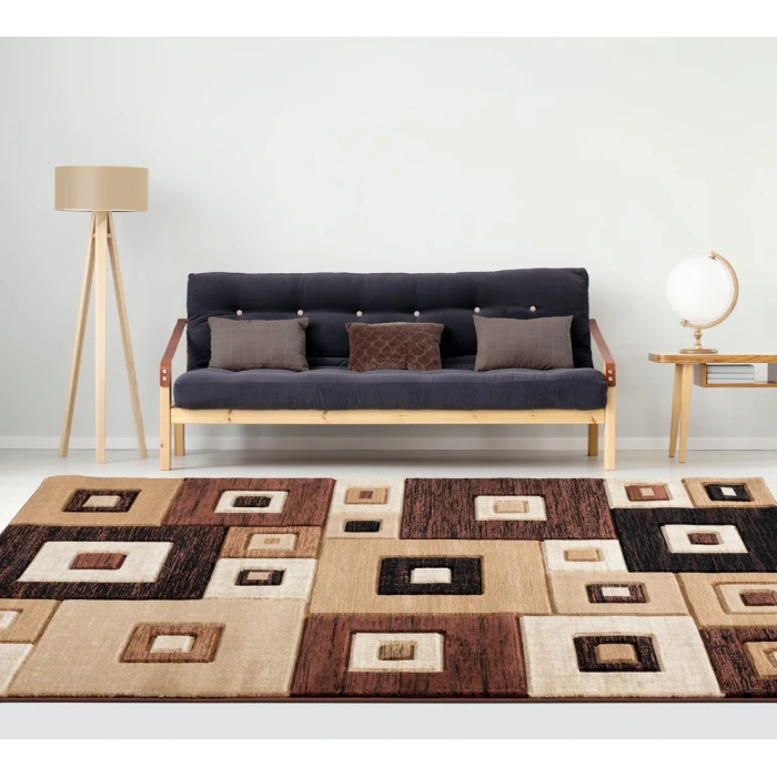 United Weavers Bristol Brown 2050-10250 7 ft. 10 in. Round Round Rug