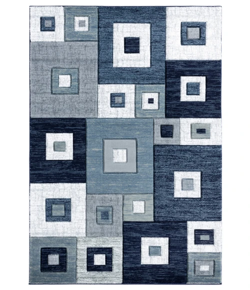 United Weavers Bristol Navy 2050-10264 2 ft. 7 in. X 7 ft. 4 in. Rectangle Rug