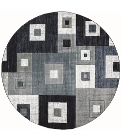 United Weavers Bristol Navy 2050-10264 7 ft. 10 in. Round Round Rug