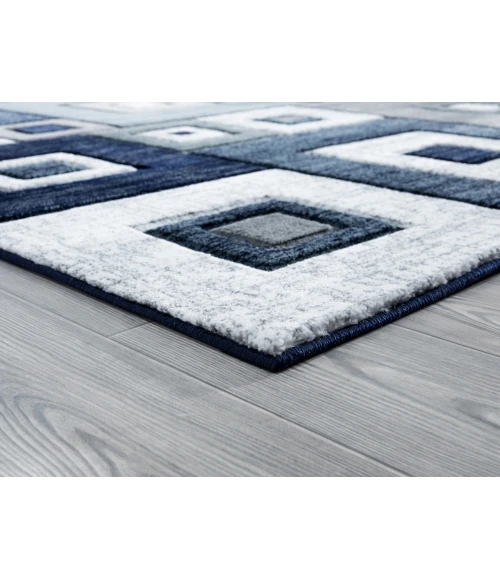 United Weavers Bristol Navy 2050-10264 2 ft. 7 in. X 7 ft. 4 in. Rectangle Rug