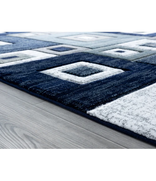 United Weavers Bristol Navy 2050-10264 2 ft. 7 in. X 7 ft. 4 in. Rectangle Rug