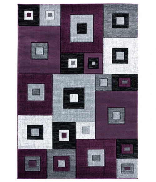 United Weavers Bristol Plum 2050-10282 2 ft. 7 in. X 7 ft. 4 in. Rectangle Rug
