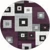 United Weavers Bristol Plum 2050-10282 7 ft. 10 in. Round Round Rug