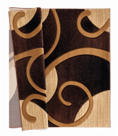 United Weavers Bristol Brown 2050-10350 7 ft. 10 in. Round Round Rug