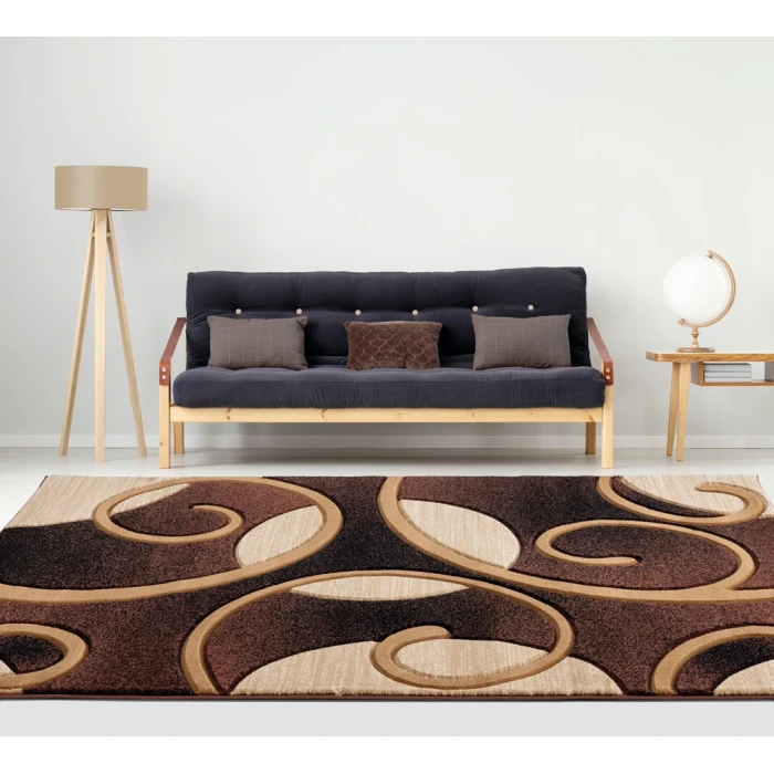 United Weavers Bristol Brown 2050-10350 2 ft. 7 in. X 4 ft. 2 in. Rectangle Rug