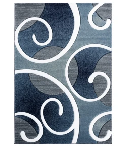 United Weavers Bristol Navy 2050-10364 2 ft. 7 in. X 7 ft. 4 in. Rectangle Rug