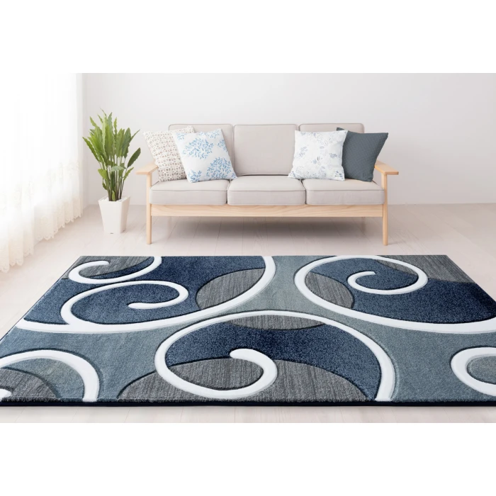 United Weavers Bristol Navy 2050-10364 1 ft. 10 in. X 2 ft. 8 in. Rectangle Rug