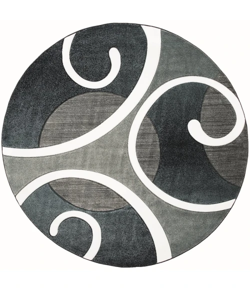 United Weavers Bristol Navy 2050-10364 7 ft. 10 in. Round Round Rug