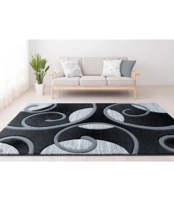 United Weavers Bristol Grey 2050-10372 2 ft. 7 in. X 7 ft. 4 in. Rectangle Rug